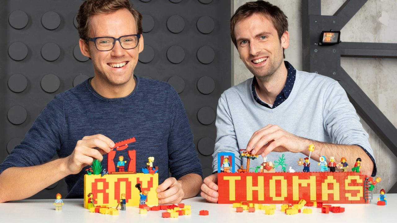 Roy uit Bergen op Zoom en Thomas (foto: RTL).