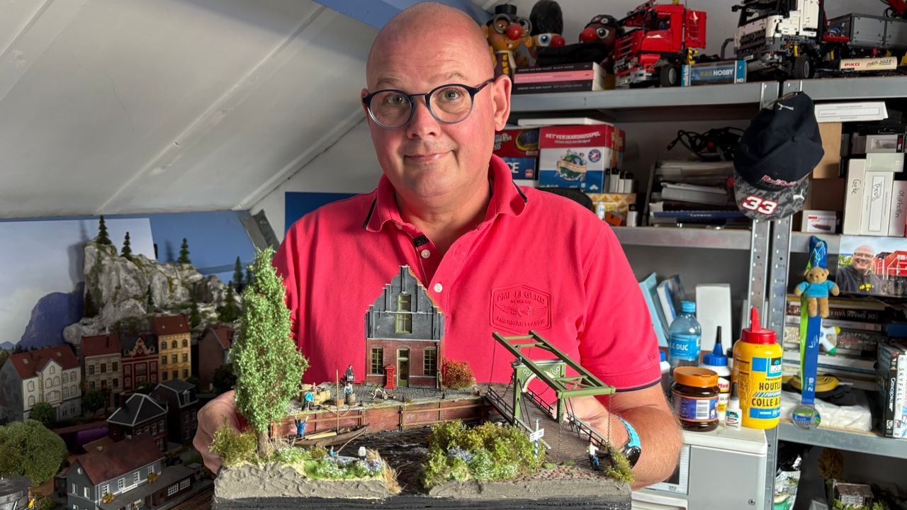 Het diorama van De schippers van de Kameleon (foto: Imke van de Laar).