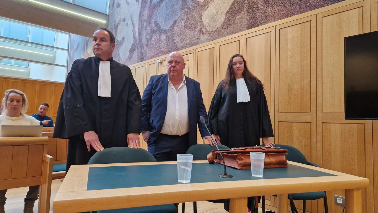 Peter Gillis op de laatste dag van de rechtszaak (foto: Noël van Hooft).