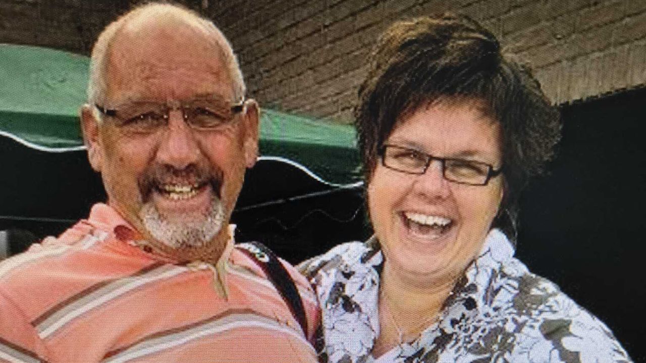 Wim Pors met zijn vrouw (privéfoto).