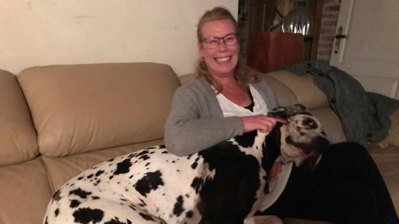 De altijd lachende Diana, Christel's hartsvriendin (foto: privéarchief).