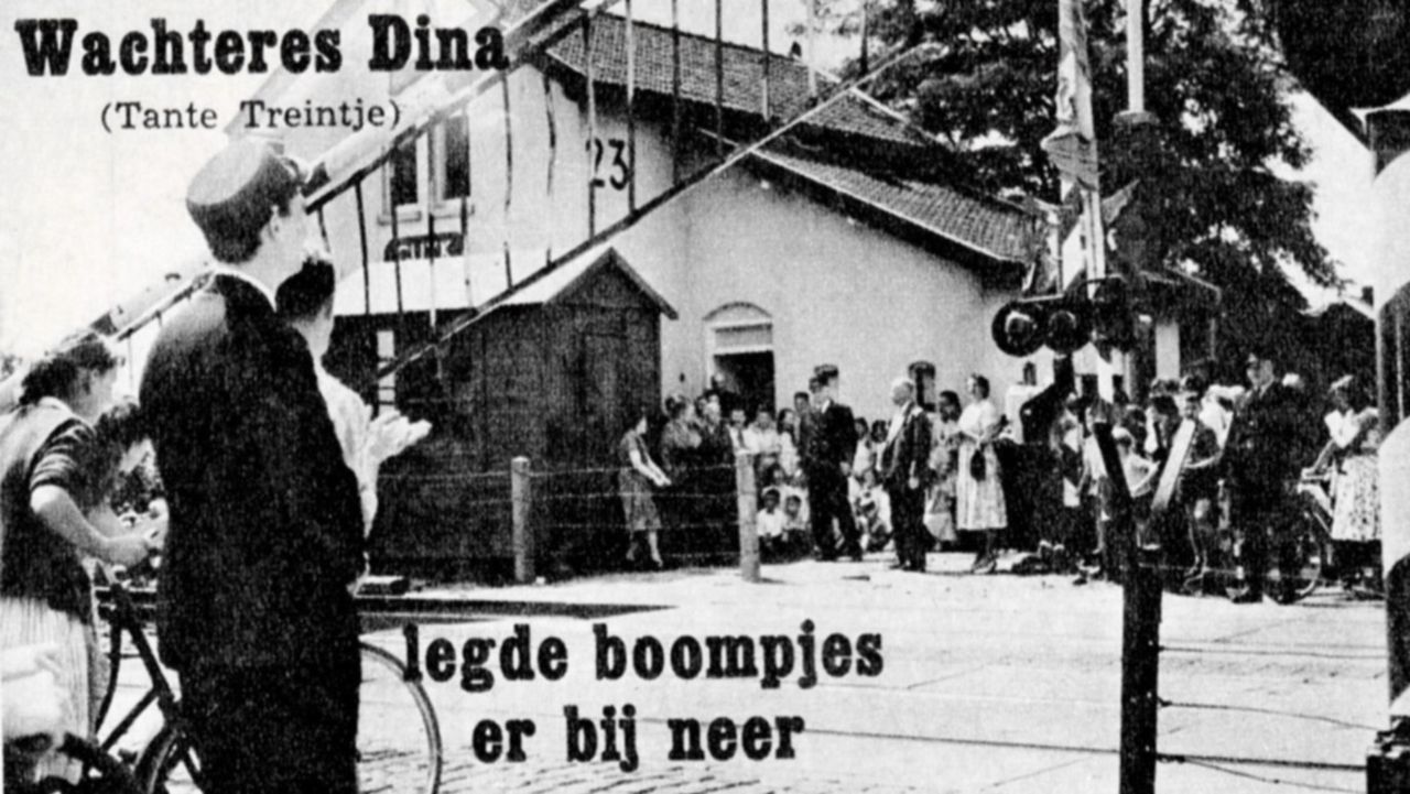 Wachteres Dina veertig jaar in het vak (foto: Cuijks Archief).