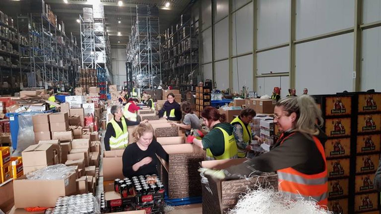 Nu al topdrukte bij leverancier kerstpakketten. 'Iedereen is er vroeg bij' (archieffoto) 