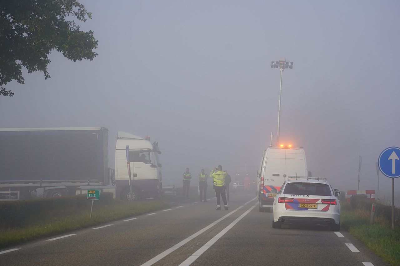 De mist speelde mogelijk een rol (foto: Jeroen Stuve).