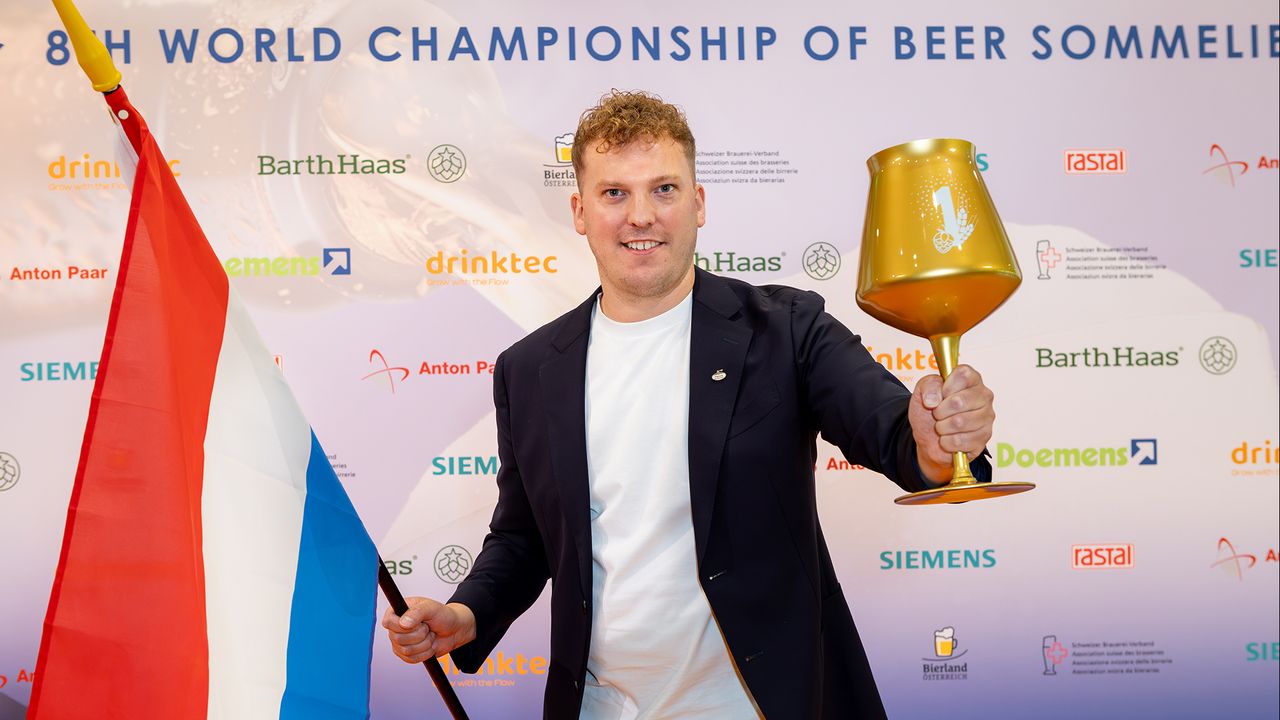 Léon Rodenburg is de beste biersommelier ter wereld (foto: World Cup Beersommeliers). 