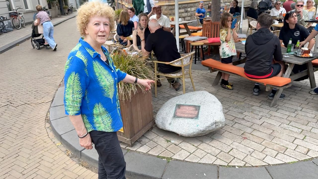 Beatrijs van der Weijden was een van de initiatiefnemers van het monument (foto: Jos Verkuijlen)