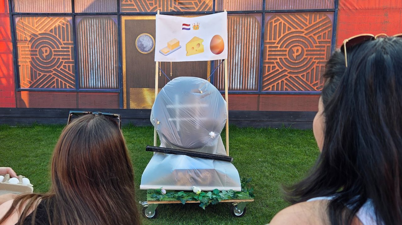 Boter, kaas en eieren op Paaspop (foto: Noël van Hooft).