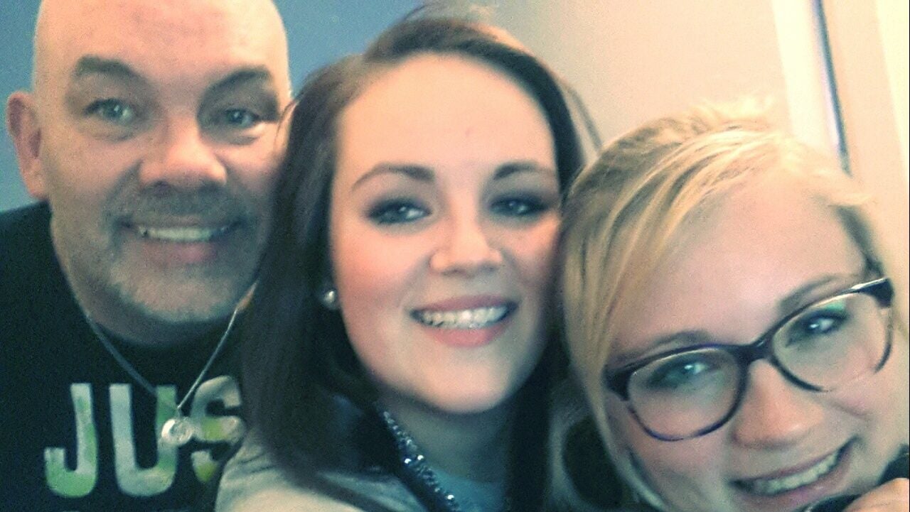 Een trotse Martin met zijn twee oogappels