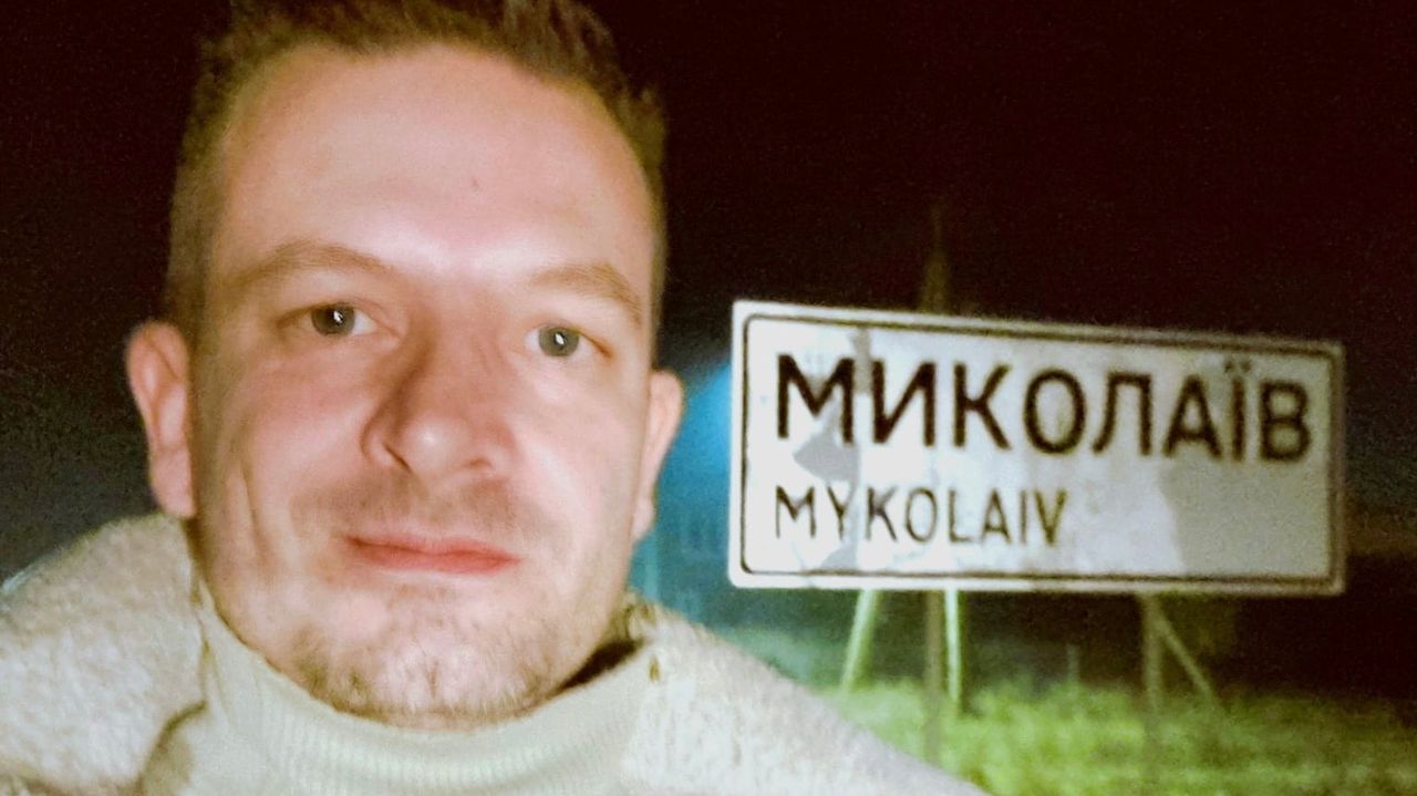 Oscar in Mykolajiv in het zuid-westen van Oekraïne 