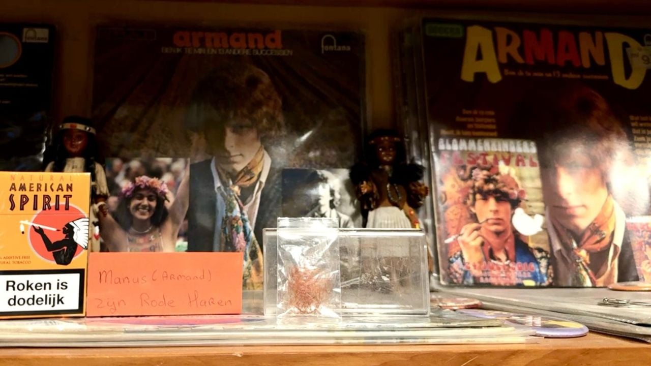 Zelfs de rode haren van Armand, zijn onderdeel van Herman en Hanny's verzameling (foto: Niek de Bruijn)