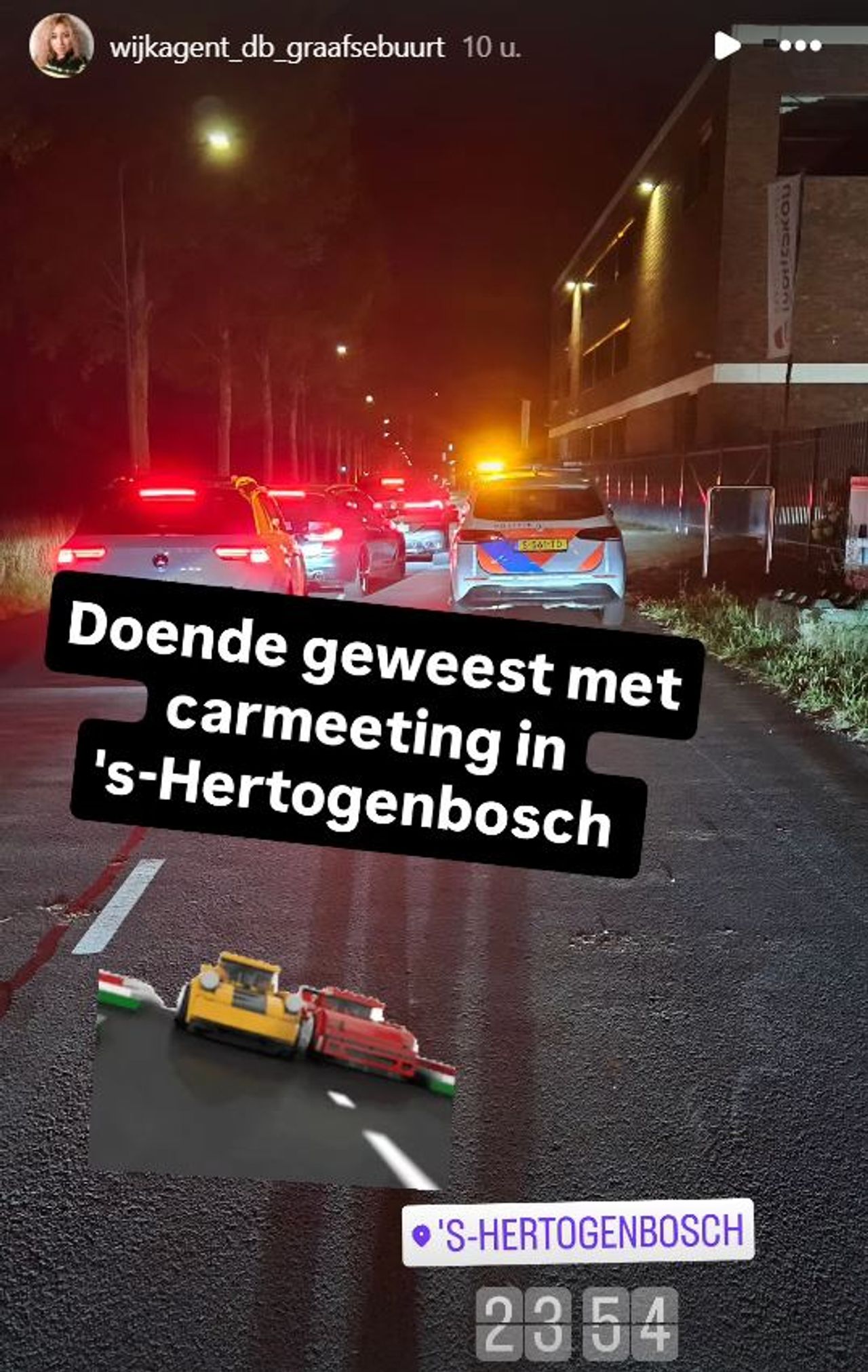Foto: Instagram wijkagent DB Graafsebuurt. 