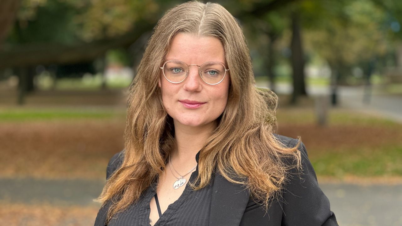 Actievoerder Ine zat zelf ook in een gewelddadige relatie (foto: Ronald Sträter).