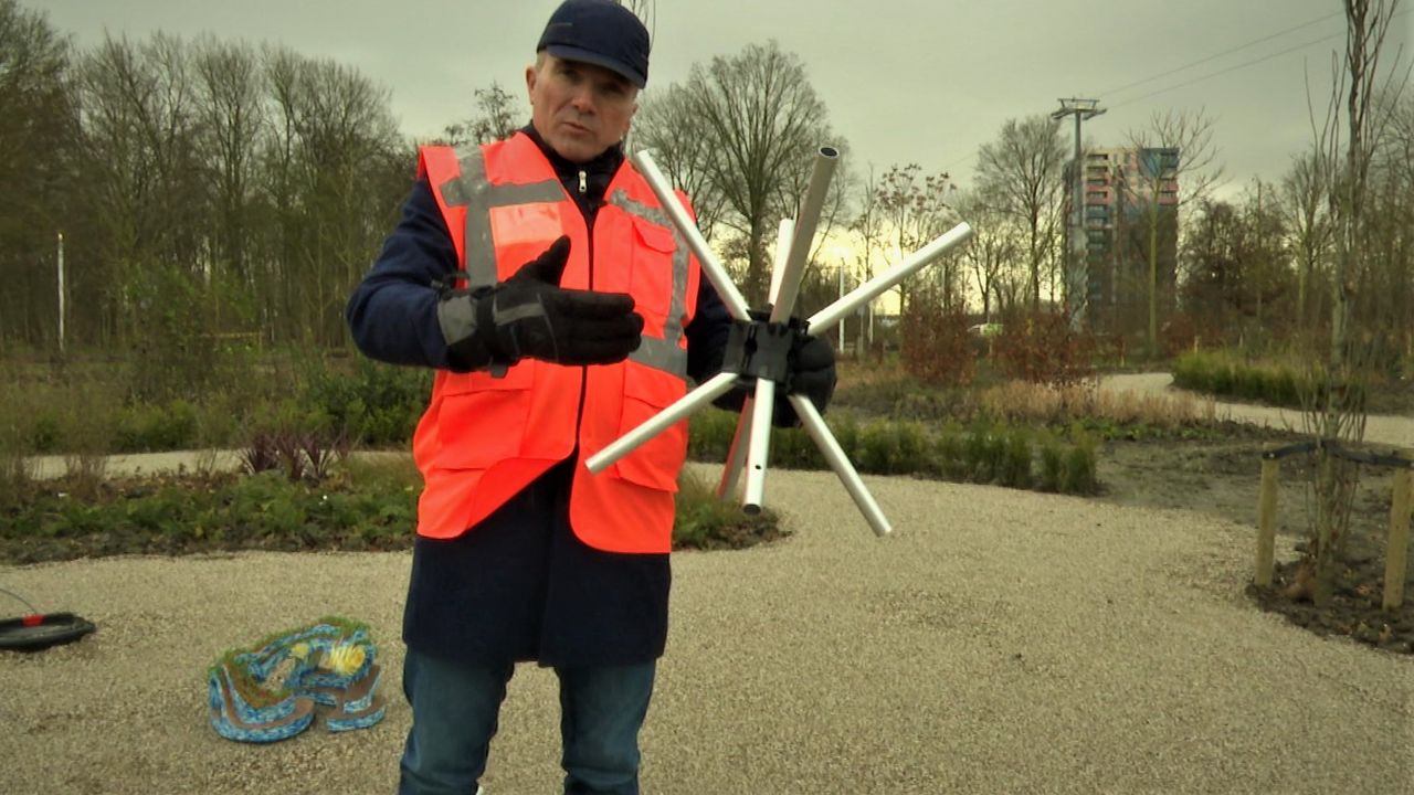 David Bömer van Treeport Zundert op de Floriade in Almere. (foto: Raoul Cartens)