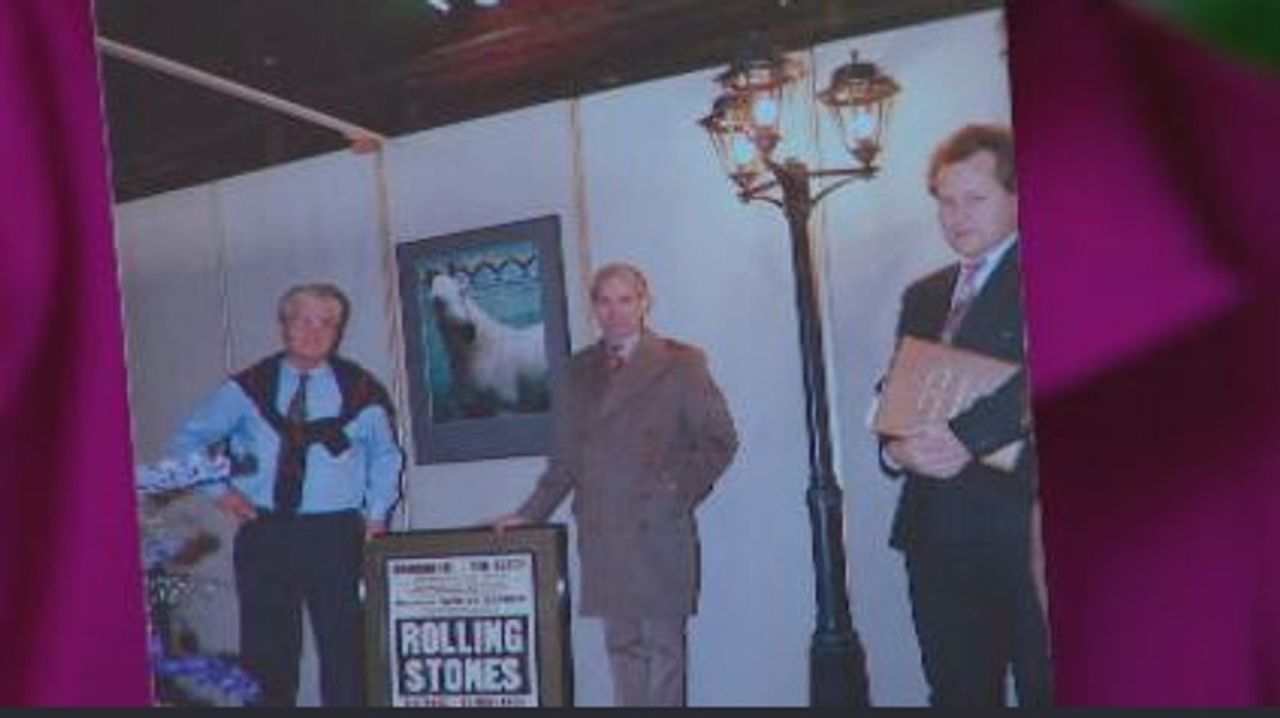 Foto met Charlie Watts in 1992 