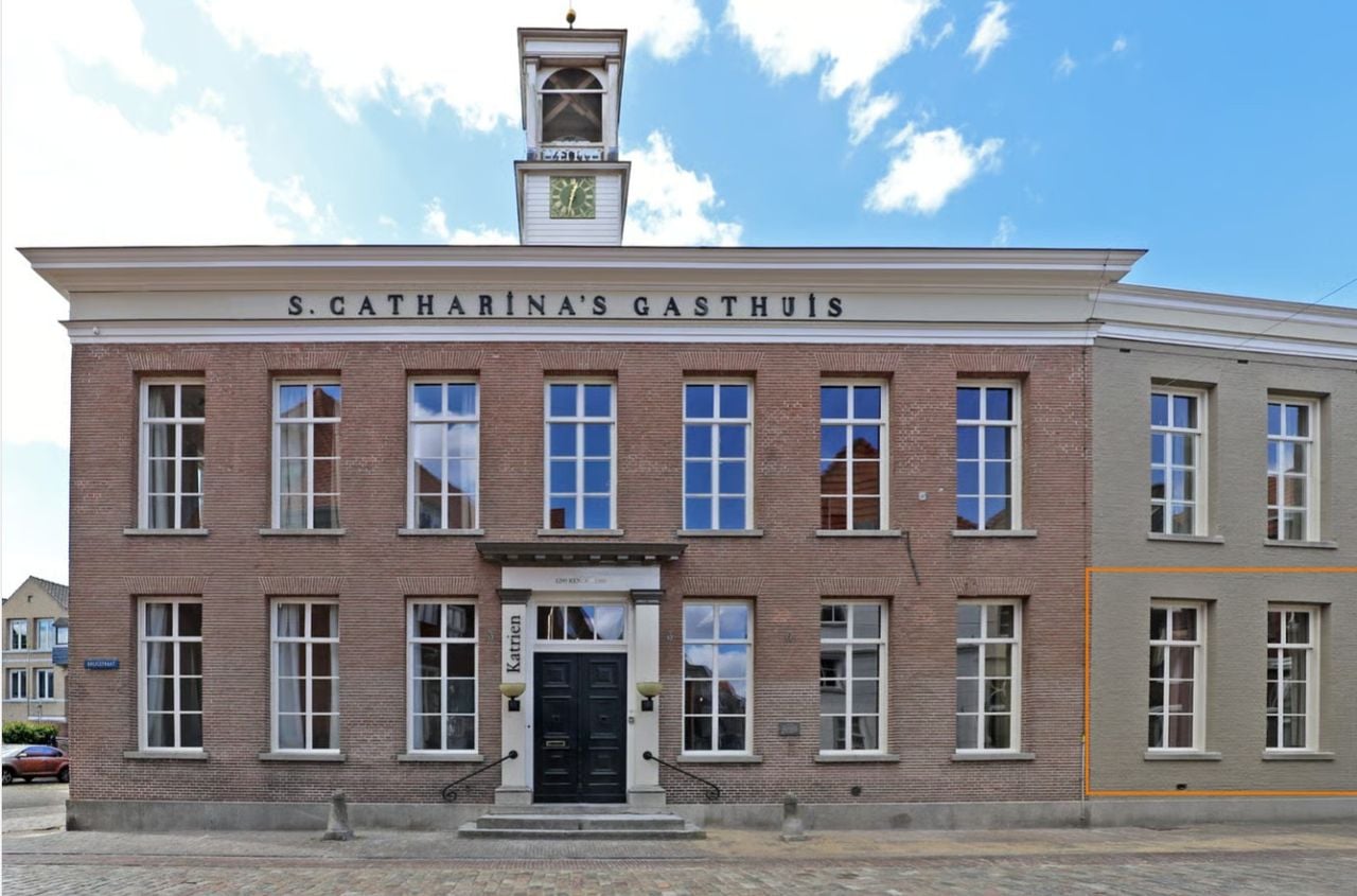 In het voormalig gasthuis werd de serie Het Blok opgenomen (foto: Makelaar Kolmeijer Land van Cuijk.)