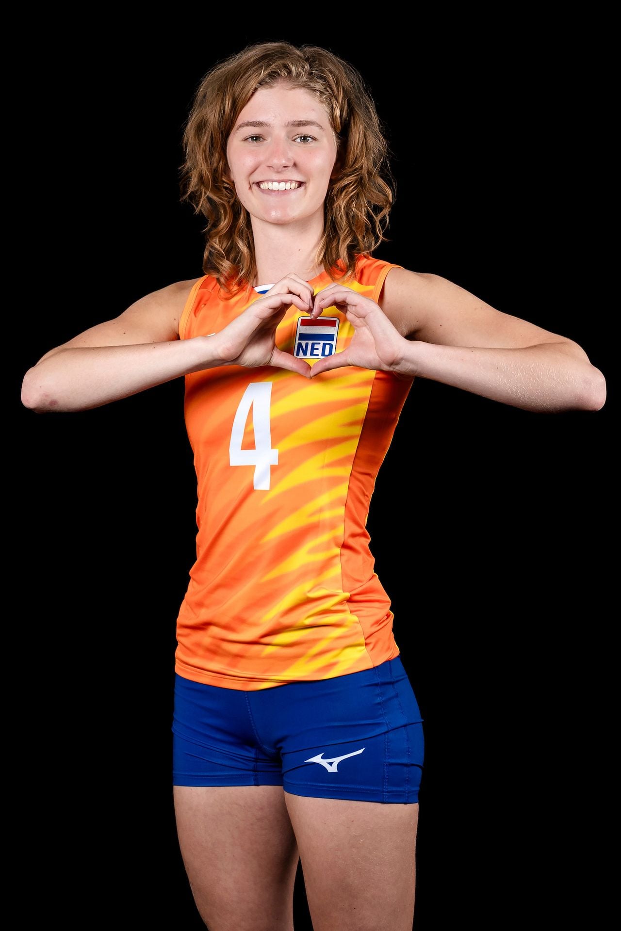 Sjakkie Donkers trots op spelen voor Oranje (foto: Nevobo/Ronald Hoogendoorn