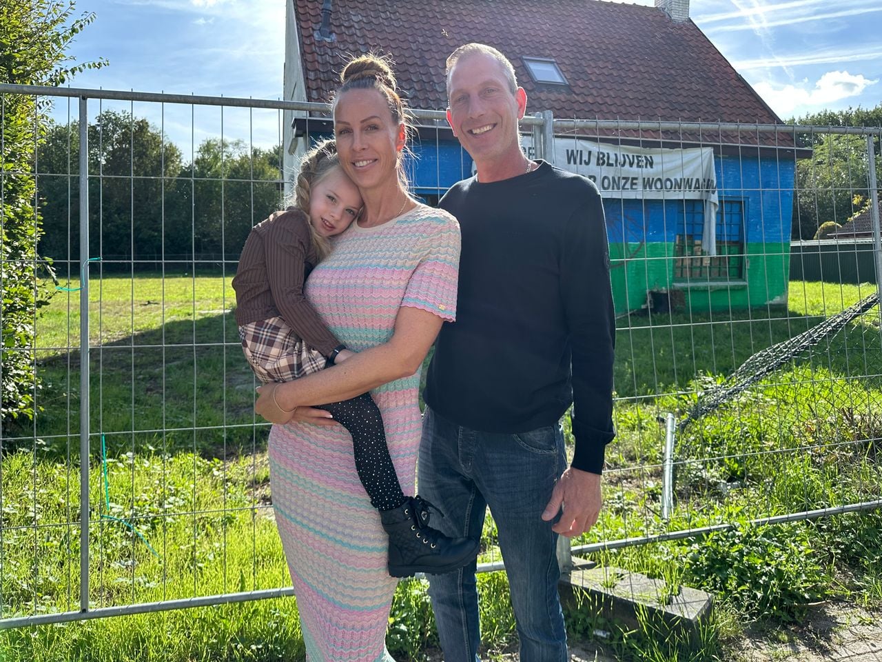 Bart en Leonie Hülters willen met hun gezin ook heel lang een woonwagen (foto: Omroep Brabant).