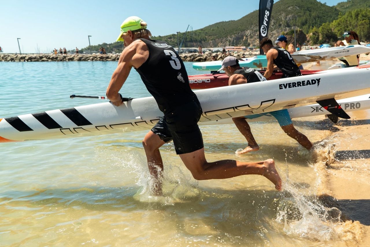 Donato Freens is de snelste supper van Europa (foto: European SUP League).