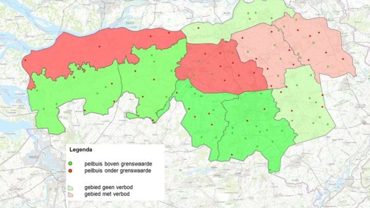 De grondwatersituatie per 1 april 2025.