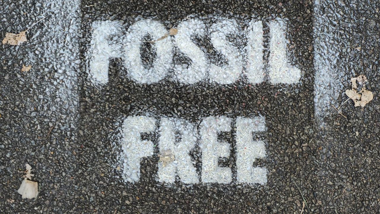 Een andere actietekst van de protestvoerders (foto: University Rebellion)