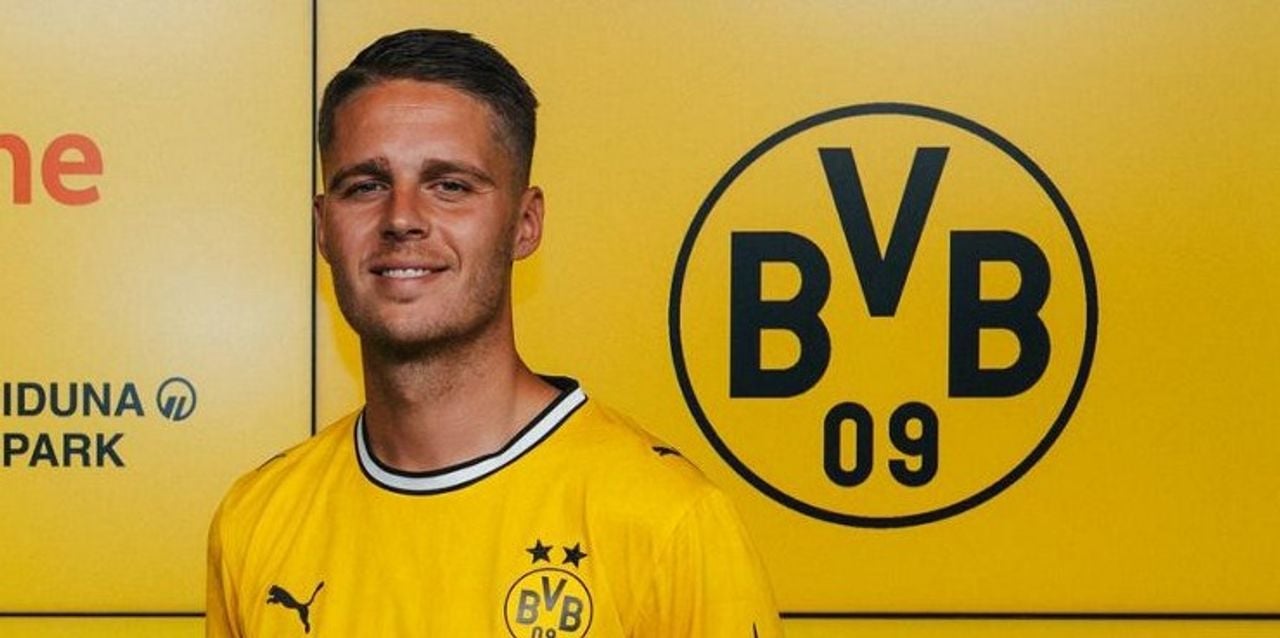 Joey Verman is gepresenteerd door Borussia Dortmund (foto: Borussia Dortmund).