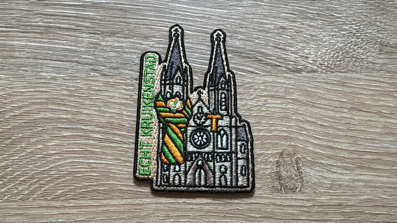 Het embleem van Kruikenstad (foto: Pieter Soethout)