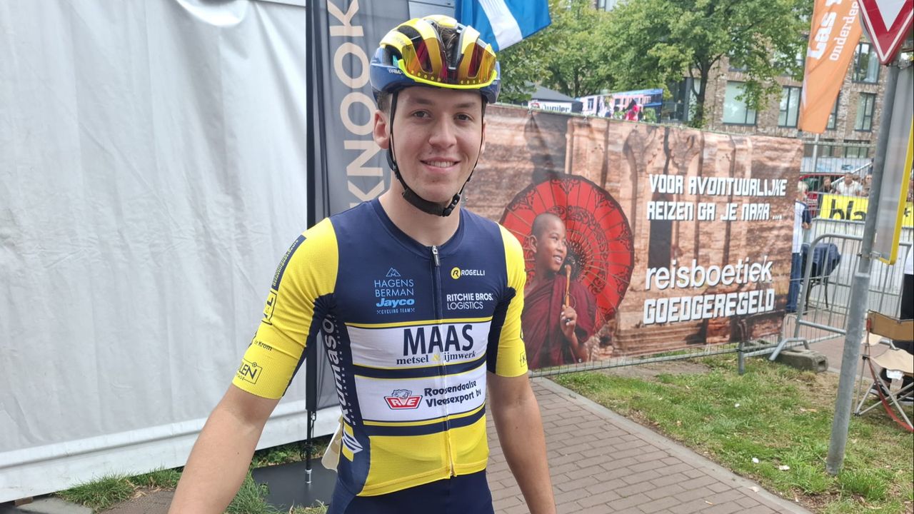 Wielrenner Rens Schalk uit Etten-Leur reed vroeger mee met de Dikke Banden Race, nu tegen de profs (foto: Leon Voskamp).