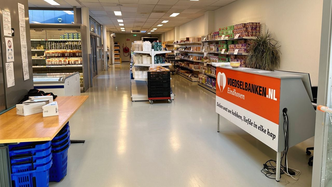 De winkel van de voedselbank in Eindhoven (foto: Rogier van Son).