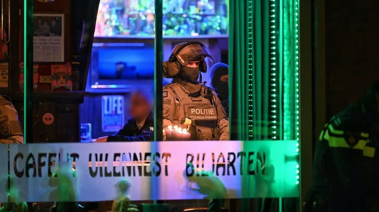 't Uilennest tijdens de inval.