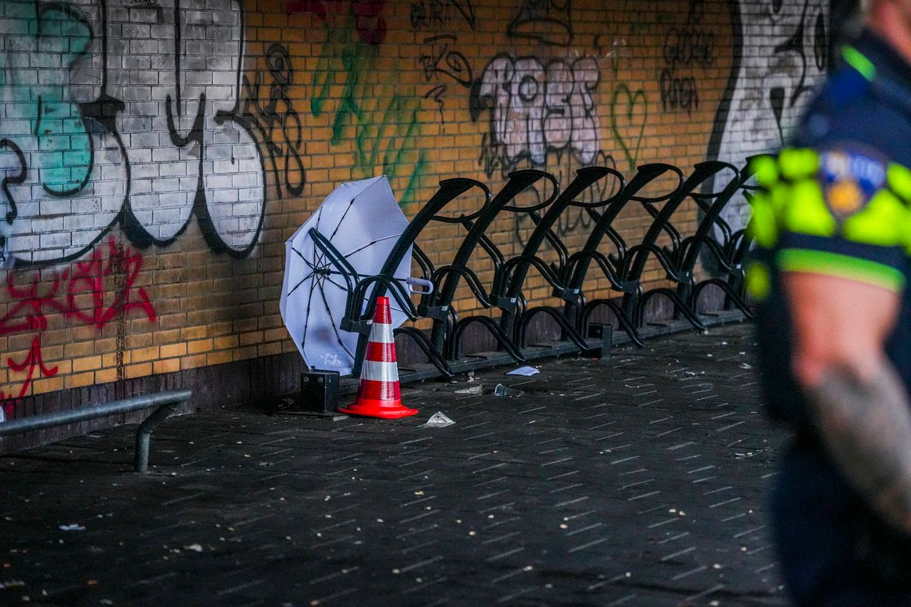 De plek waar bewijsmateriaal werd gevonden (foto: Persbureau Heitink).