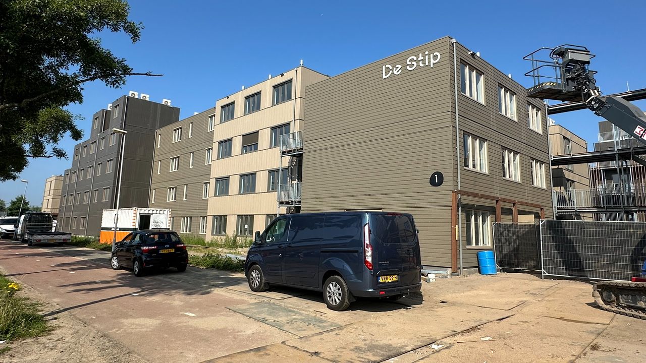 De Stip, nieuw complex met sociale huurwoningen (foto: Ronald Sträter).
