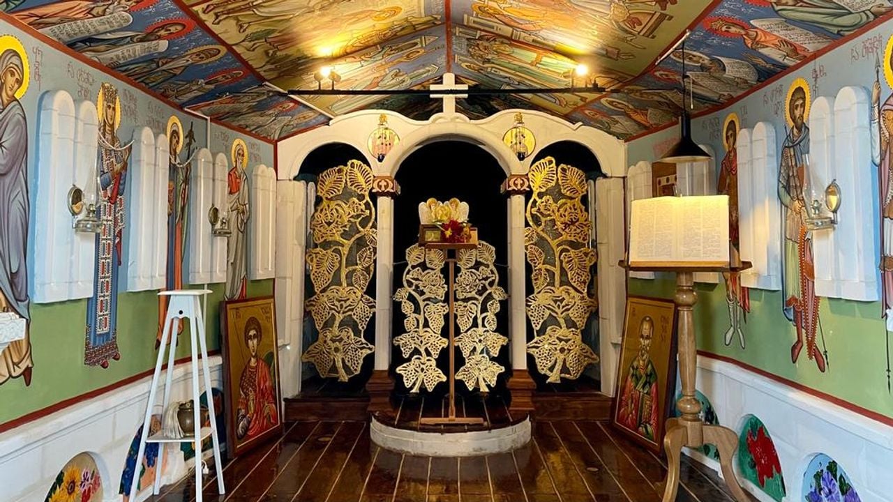 De kapel op het kloosterschip (foto: Erik Peeters)