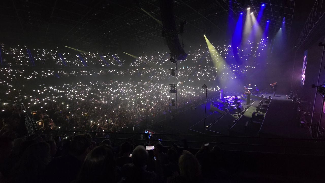 Geweldige sfeer in Ahoy (foto: Omroep Brabant).