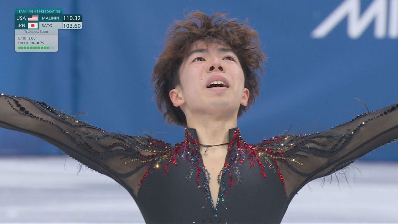 Shun Sato streed voor wat hij waard is in de vrije kür. - NOS