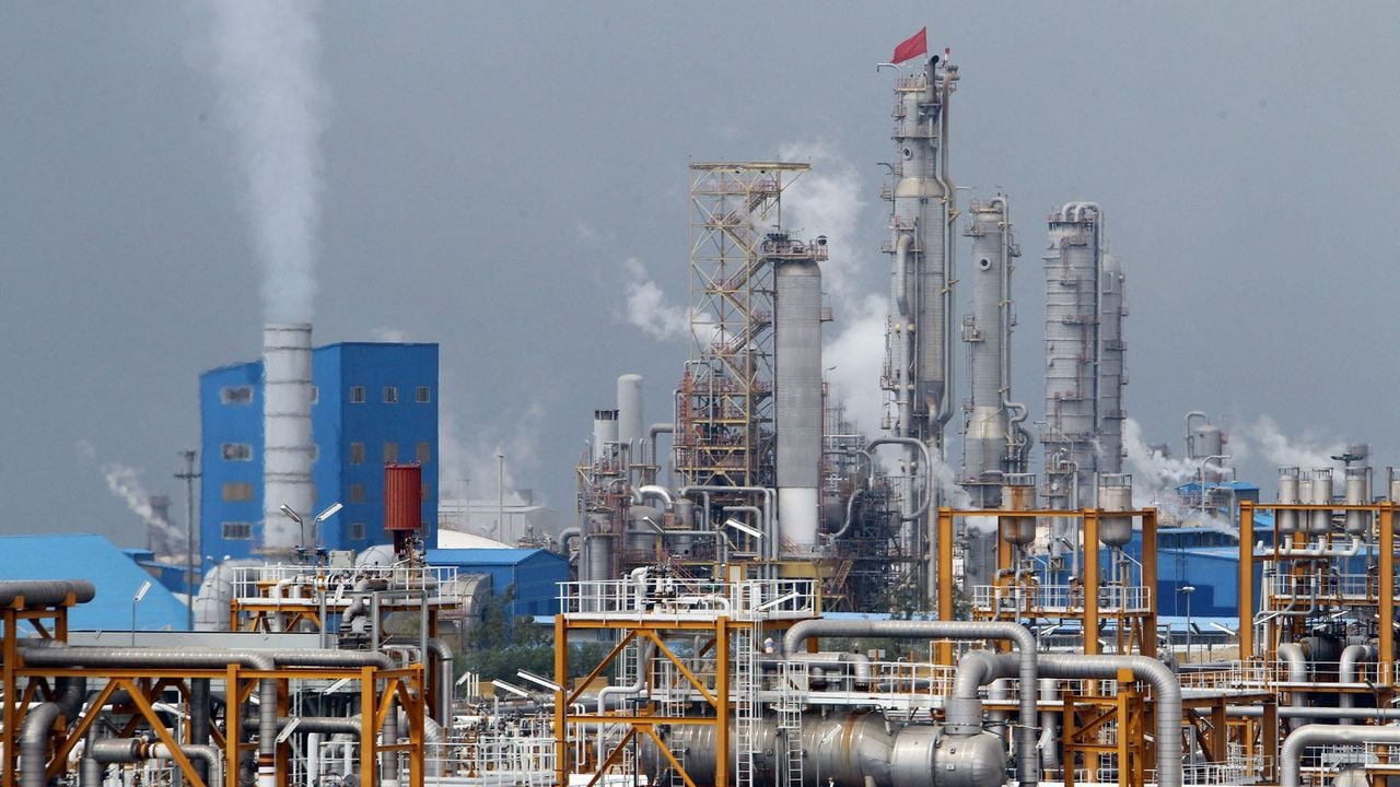 Archieffoto van het industrieterrein bij Asaluyeh - AFP
