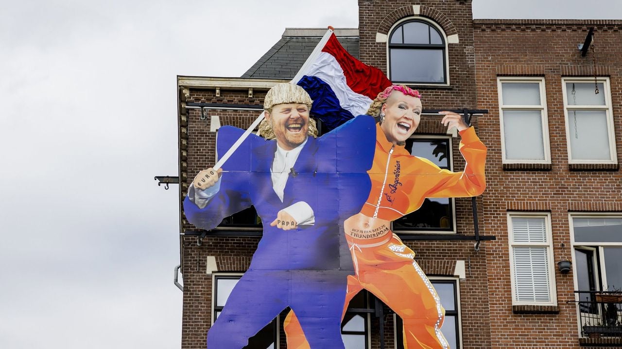 Willem-Alexander als Joost Klein (2024) - ANP