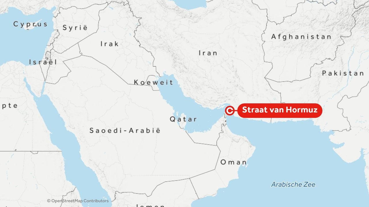 Het noordelijk deel van de Arabische Zee en de Straat van Hormuz - NOS