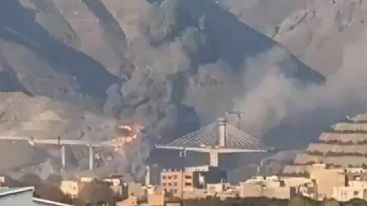 Trump deelde deze beelden van de vernietiging - Donald J, Trump/Truth Social