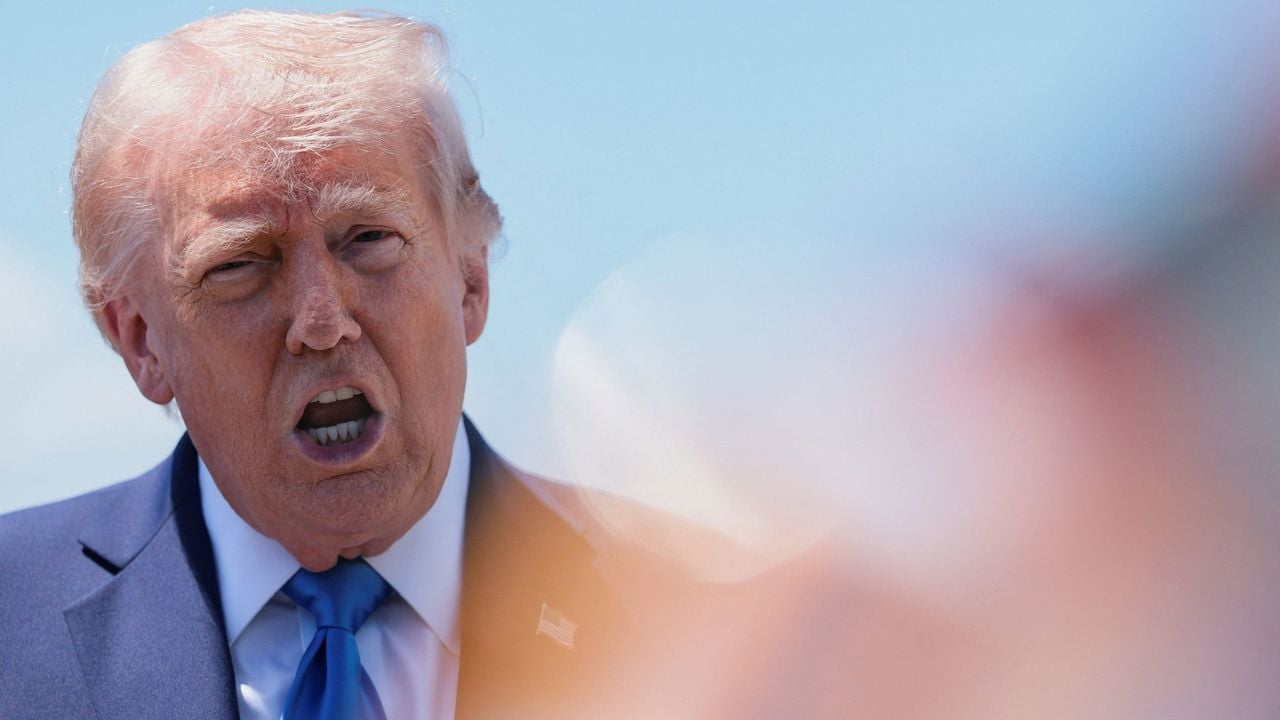 De Amerikaanse president Trump - Reuters