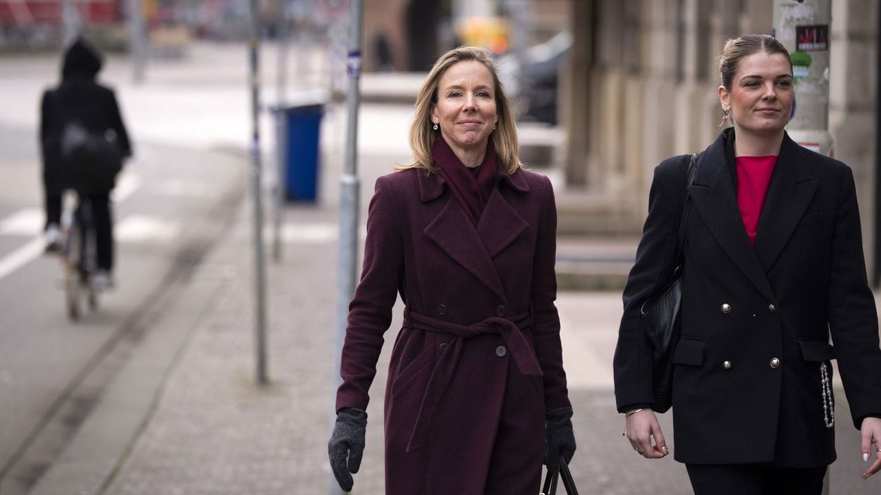 D66-kandidaat Stientje van Veldhoven bij aankomst bij de formateur - ANP