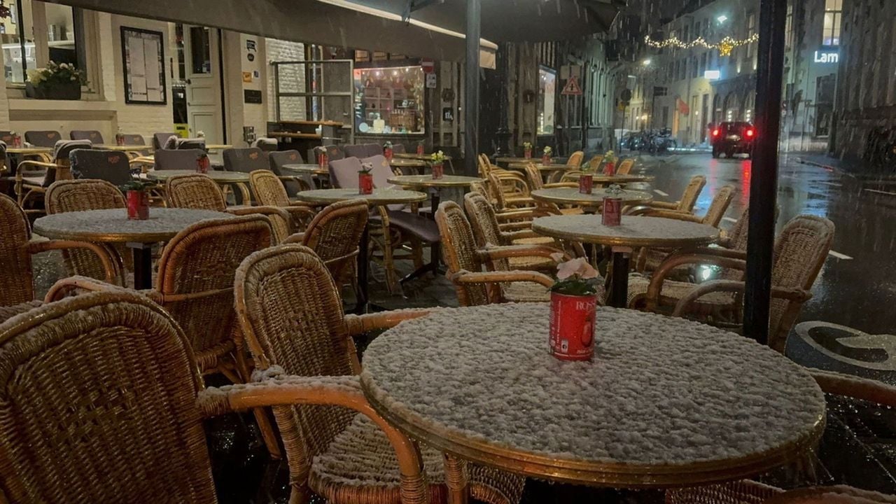 In Maastricht viel gisteravond de eerste (natte) sneeuw van dit najaar - Track88