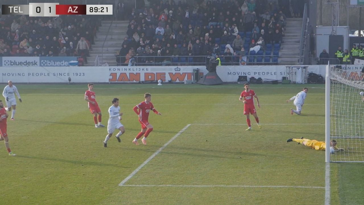 De bal is niet in zijn geheel over de doellijn - NOS