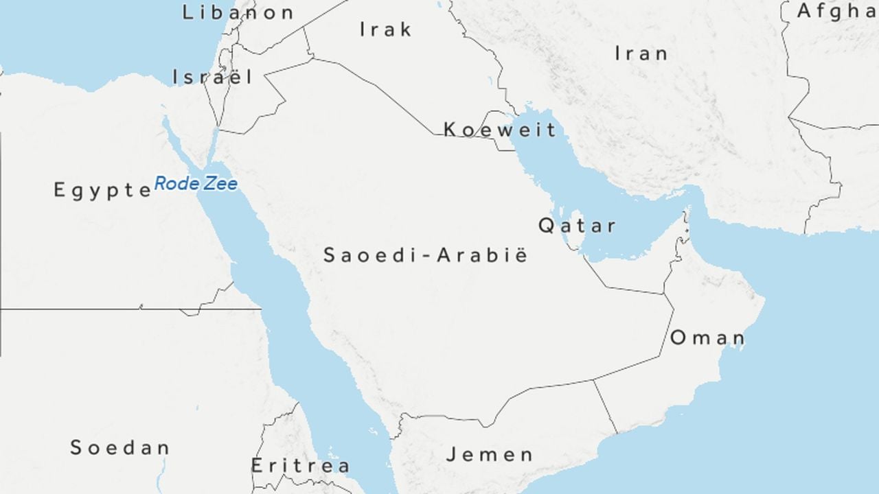 Een kaart van het Midden-Oosten - NOS