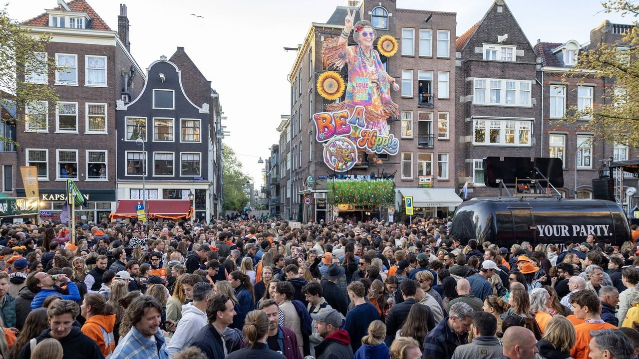 Drukte in de Amsterdamse Jordaan - ANP