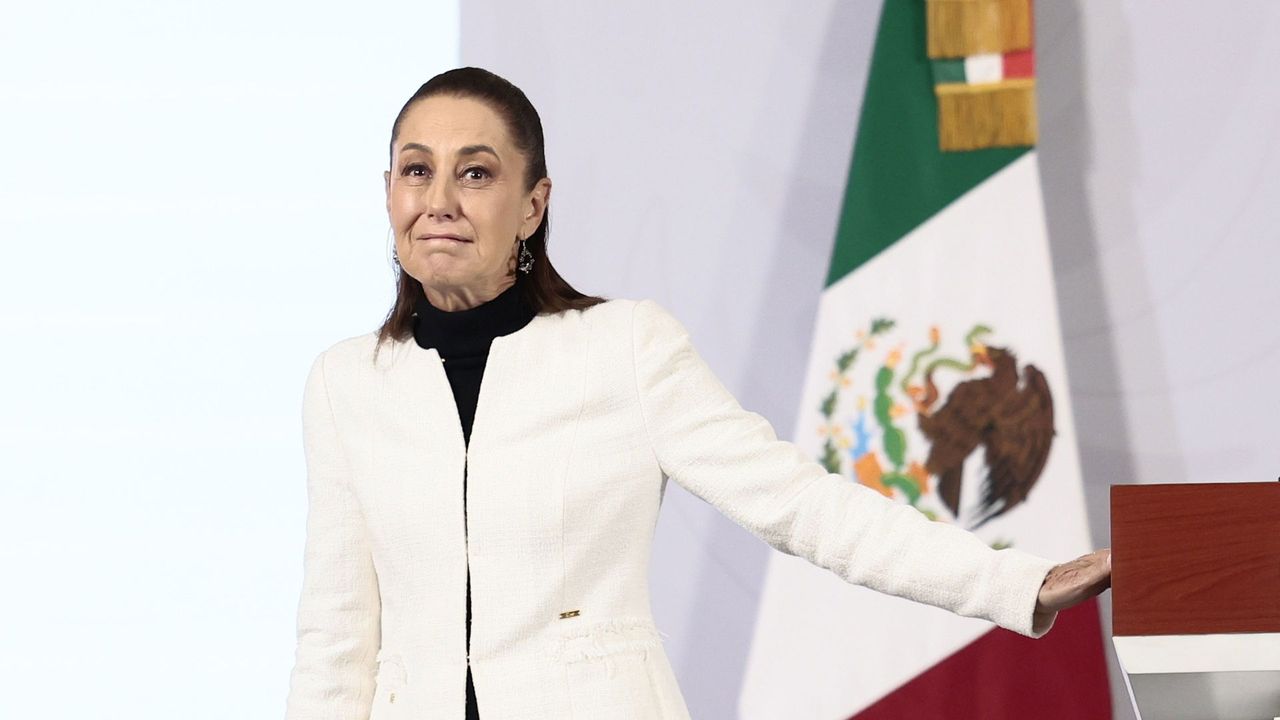 De Mexicaanse president Claudia Sheinbaum - EPA