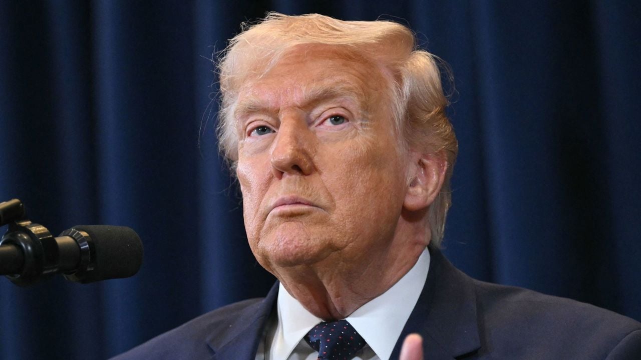 De Amerikaanse president Trump - AFP