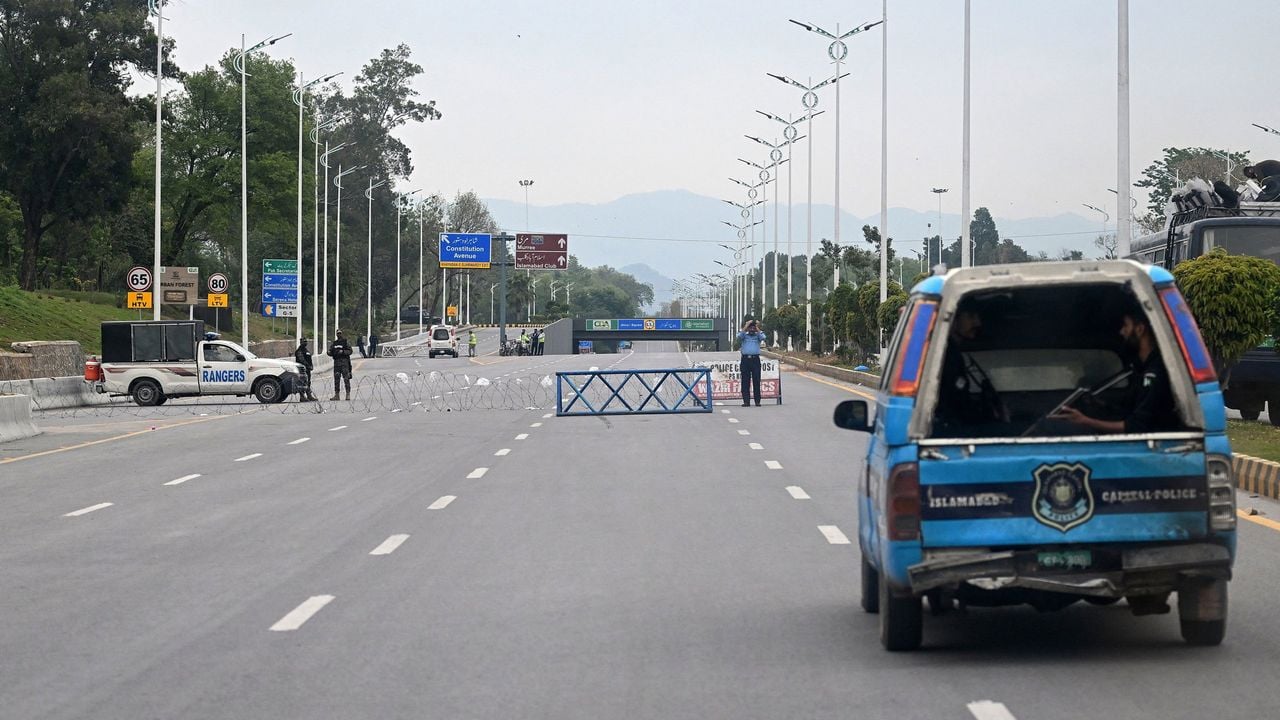 Islamabad is zwaar beveiligd - AFP
