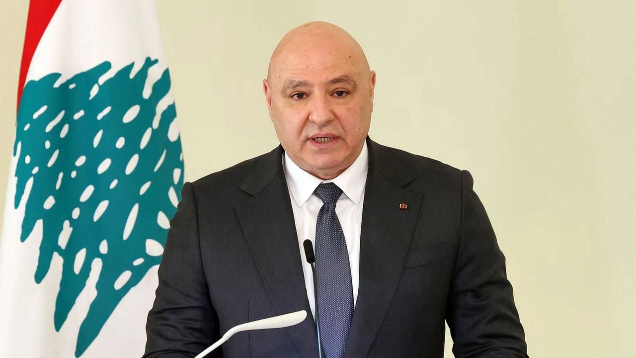 President Aoun van Libanon - AFP