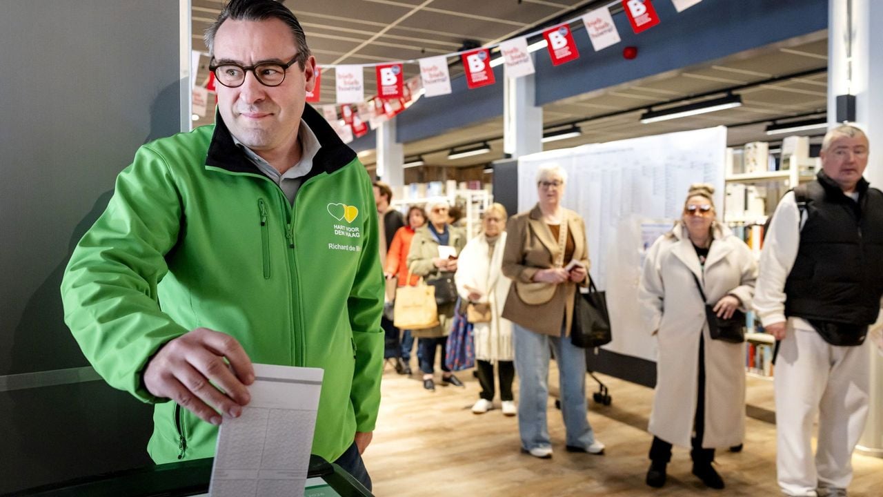 Lijsttrekker Richard de Mos van Hart voor Den Haag - ANP