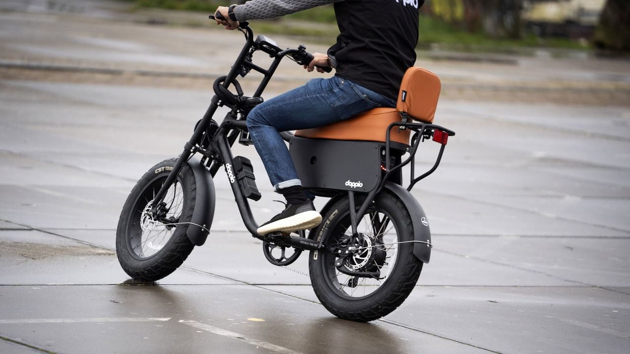 Jongen op een fatbike - ANP